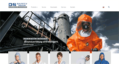 Desktop Screenshot of dssafetywear.de